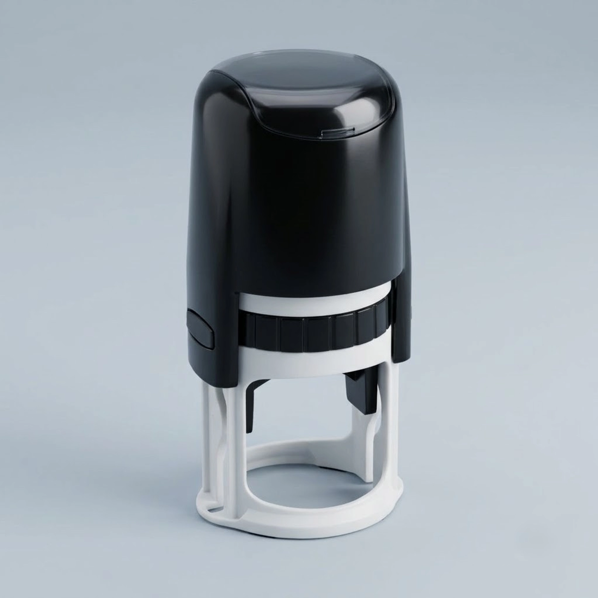 Round Self-Inking Stamp - Circular Official Stamp for Doctors & Advocates (30mm & 40mm)